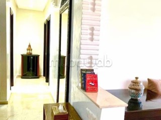 Louez cet appartement à Hivernage.
Surface totale 105 m².
Meublé - Appartement à louer - Marrakech