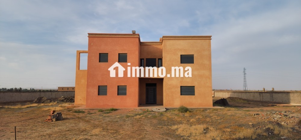 Villa semi-finie à 18 km de Marrakech (Commune Bourrous) - Vente Immobilier - Marrakech - photo 3