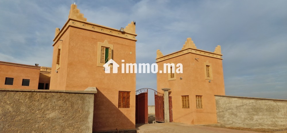 Villa semi-finie à 18 km de Marrakech (Commune Bourrous) - Vente Immobilier - Marrakech - photo 1