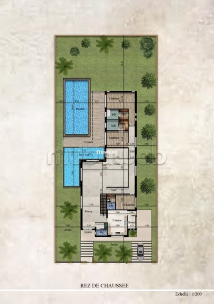 Villa de haut standing à vendre à Route de l'Ourika. Surface totale 961 m² - Vente Immobilier - Marrakech - photo 5