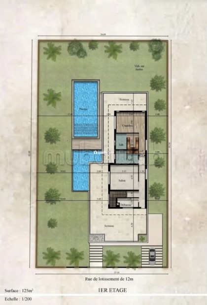 Villa de haut standing à vendre à Route de l'Ourika. Surface totale 961 m² - Vente Immobilier - Marrakech - photo 6