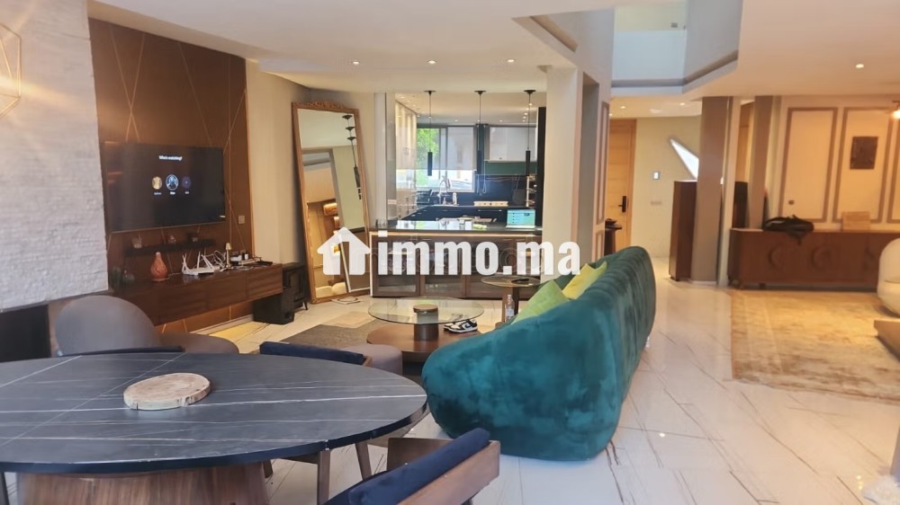 Villa meublée 3 chambres avec piscine à la Ville Verte - Location Immobilier - Bouskoura - photo 5