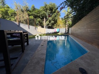 Villa meublée 3 chambres avec piscine à la Ville Verte - Villa à louer - Bouskoura