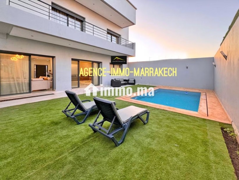 Location villa 4 Chambres, hammam - Location Immobilier - Marrakech - photo 5
