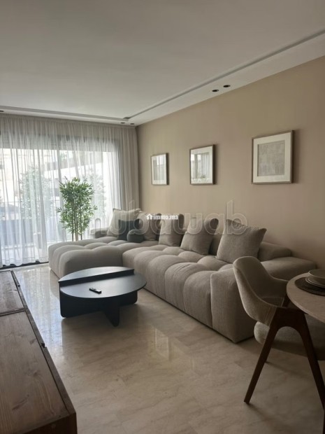 Louez cet appartement à Racine. Surface totale 57 m². Bien meublé - Location Immobilier - Casablanca - photo 2