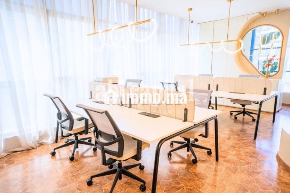 Bureau meublé 157 m² à louer – Sidi Maarouf - Location Immobilier - Casablanca - photo 3