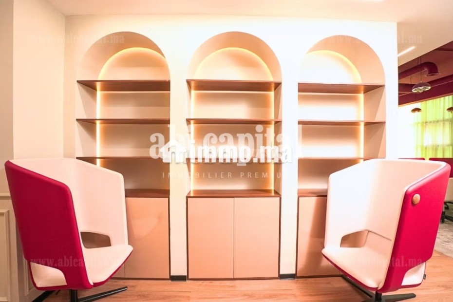 Bureau meublé 130 m² à louer – Sidi Maarouf - Location Immobilier - Casablanca - photo 1