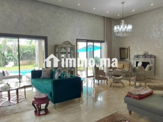 Villa de plain pied à vendre à Bouskoura 4 chambres - Villa à vendre - Bouskoura