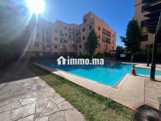 Appartement meublé 2 chambres résidence avec piscine - Appartement à louer - Marrakech