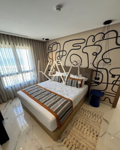 Superbe appartement à louer à De La Plage. Surface totale 80 m². Avec ascenseur - Location Immobilier - Tanger - photo 2