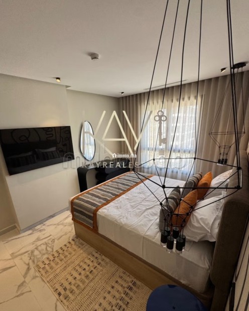 Superbe appartement à louer à De La Plage. Surface totale 80 m². Avec ascenseur - Location Immobilier - Tanger - photo 4