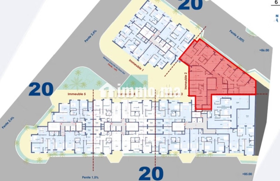 Appartements à vendre 37,32m² à Ziaten - Vente Immobilier - Tanger - photo 5