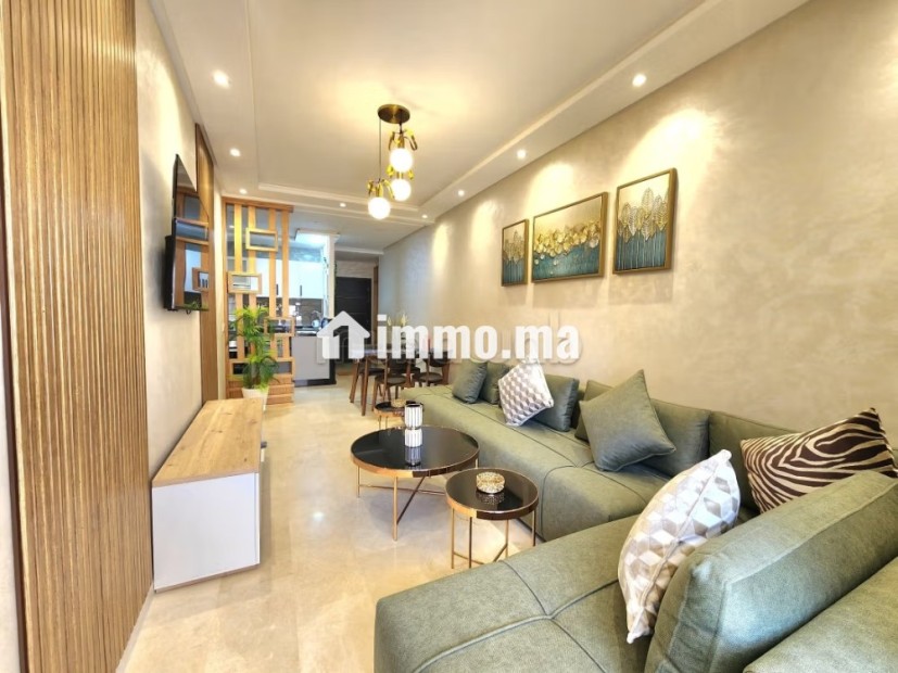 Très bel appartement en location à Ferme Bretonne Hay Arraha. 2 pièces confortables. Meublé - Location Immobilier - Casablanca - photo 1