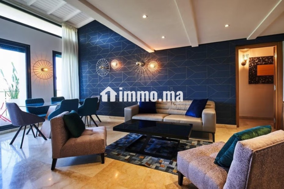 Location d'un appartement à Ville Verte joliment meublé avec vue sur golf - Location Immobilier - Bouskoura - photo 5