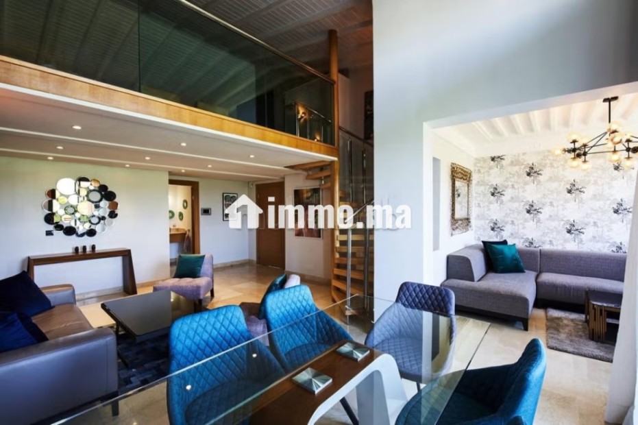 Location d'un appartement à Ville Verte joliment meublé avec vue sur golf - Location Immobilier - Bouskoura - photo 6