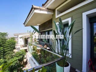 Location d'un appartement à Ville Verte joliment meublé avec vue sur golf - Appartement à louer - Bouskoura