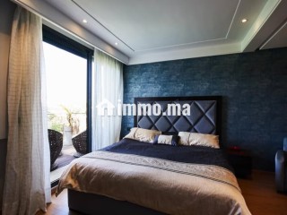 Location d'un appartement à Ville Verte joliment meublé avec vue sur golf - Appartement à louer - Bouskoura