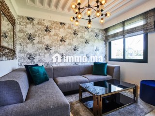 Location d'un appartement à Ville Verte joliment meublé avec vue sur golf - Appartement à louer - Bouskoura