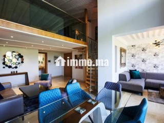 Location d'un appartement à Ville Verte joliment meublé avec vue sur golf - Appartement à louer - Bouskoura