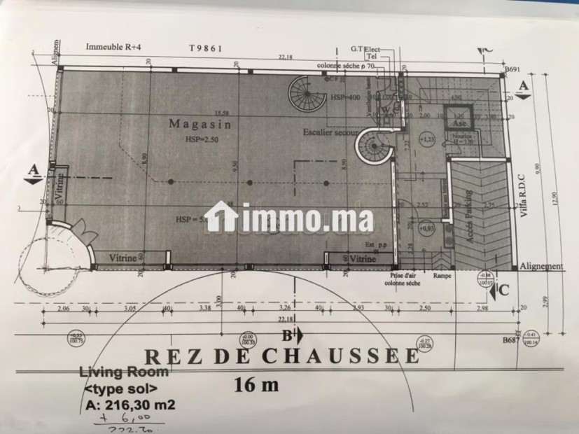 Immeuble usage bureaux de 1 700 m² sur Agdal - Location Immobilier - Rabat - photo 2