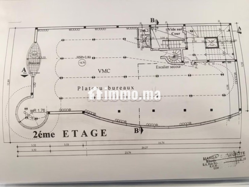 Immeuble usage bureaux de 1 700 m² sur Agdal - Location Immobilier - Rabat - photo 4