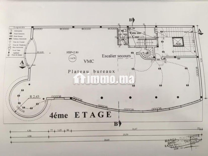 Immeuble usage bureaux de 1 700 m² sur Agdal - Location Immobilier - Rabat - photo 6