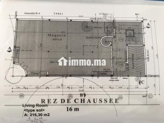 Immeuble usage bureaux de 1 700 m² sur Agdal - Bureau à louer - Rabat