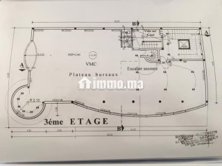 Immeuble usage bureaux de 1 700 m² sur Agdal - Bureau à louer - Rabat