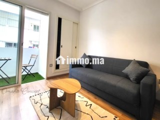 Studio rénové meublé 40m2 3è Garage Bourgogne - Appartement à louer - Casablanca