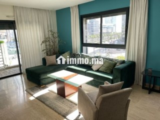 Casablanca Finance City: location appartement 2 chambres meublé. Résidence sécurisée - Appartement à louer - Casablanca