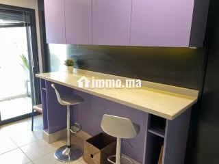 Casablanca Finance City: location appartement 2 chambres meublé. Résidence sécurisée - Appartement à louer - Casablanca