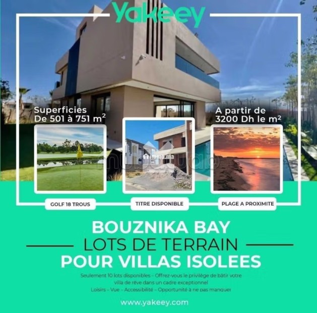 Terrain à Vendre de 501.0 m² à Bouznika, Bouznika Bay - Vente Immobilier - Bouznika - photo 1