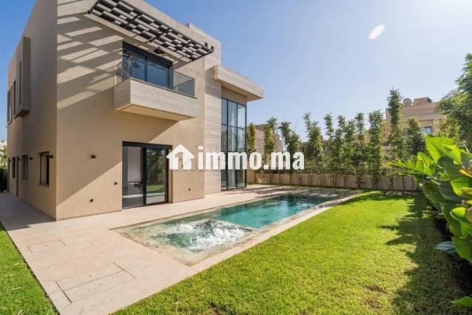 Somptueuse villa à vendre à Route de Tahanaout. 5 chambres. Cheminée, piscine - Vente Immobilier - Marrakech - photo 6