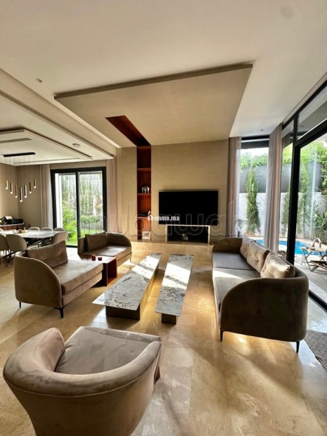 Luxueuse villa meublée - Vente Immobilier - Dar Bouazza - photo 7