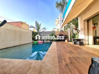 Superbe Villa Jumelée avec Piscine à Bouskoura - Villa à vendre - Bouskoura