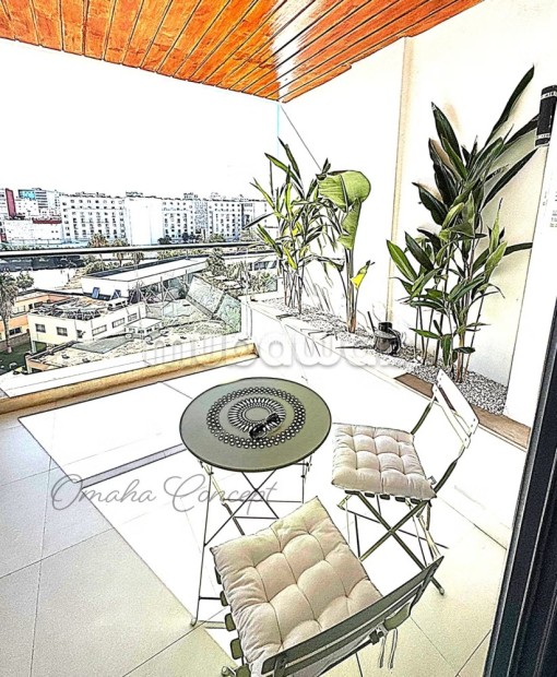 Superbe studio Neuf 57m2 Terrasse Garage Bourgogne - Location Immobilier - Casablanca - photo 6
