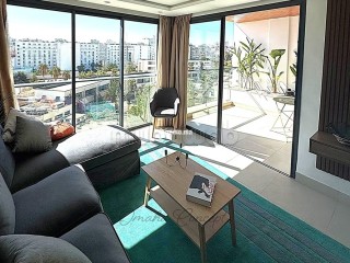 Superbe studio Neuf 57m2 Terrasse Garage Bourgogne - Appartement à louer - Casablanca