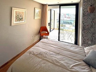 Superbe studio Neuf 57m2 Terrasse Garage Bourgogne - Appartement à louer - Casablanca
