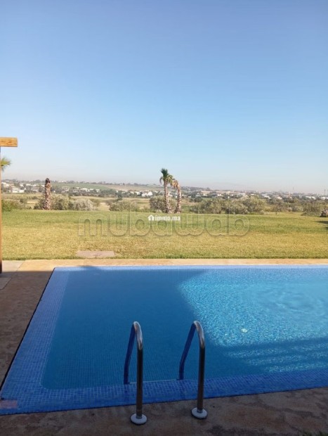 Villa isolé front golf 1300m2 - Vente Immobilier - Bouskoura - photo 1