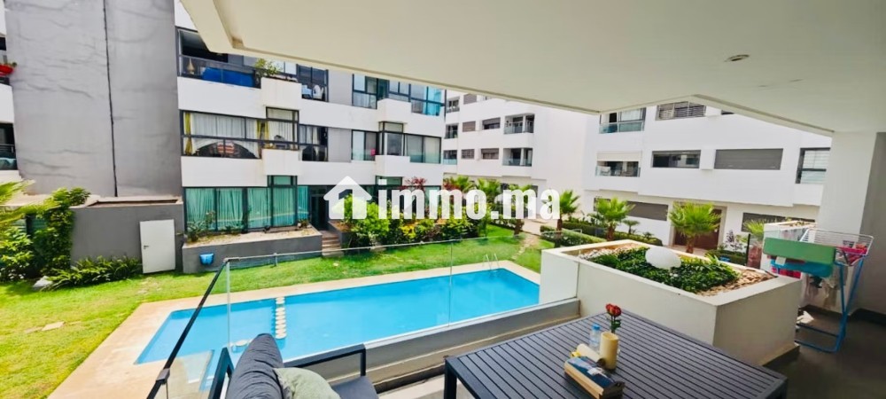 Appartement meublé à Louer avec Piscine– Harhoura - Location Immobilier - Harhoura - photo 1