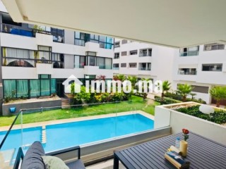 Appartement meublé à Louer avec Piscine– Harhoura - Appartement à louer - Harhoura
