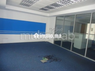 Plateau de bureau lpb 581 de 308 m² a bd Anfa - Bureau à louer - Casablanca
