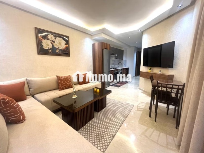 Appartement à louer à Ferme Bretonne Hay Arraha. 1 chambre. Neuf Meublé - Location Immobilier - Casablanca - photo 1