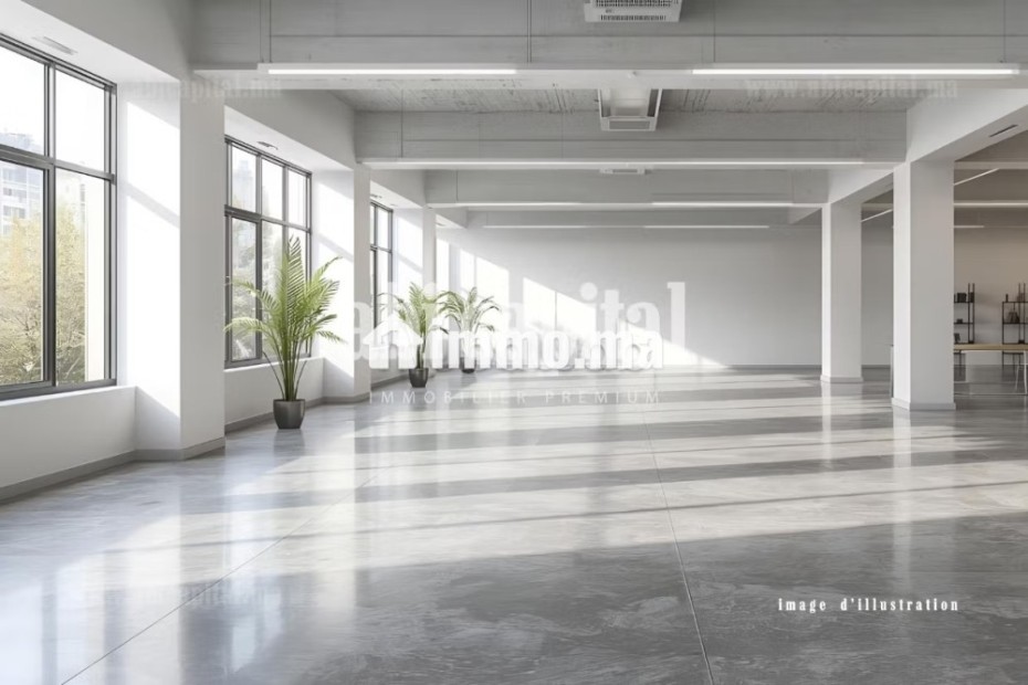 Plateau de bureaux aménagé de 110 m Rdj - Location Immobilier - Rabat - photo 1