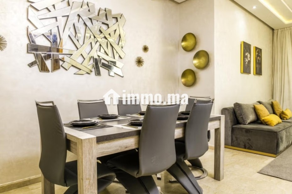 Magnifique appartement F4, un joyau meublé a louer - Location Immobilier - Casablanca - photo 4