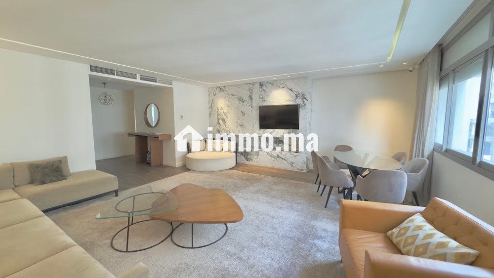Appartement à vendre à Racine. 4 pièces. Bien meublé - Vente Immobilier - Casablanca - photo 1