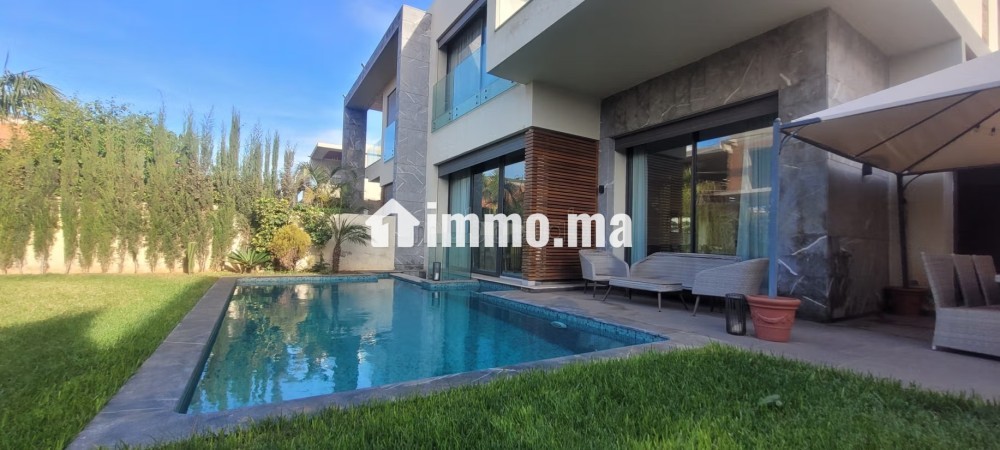 Villa Meublée de Très Haut Standing à Louer - Location Immobilier - Bouskoura - photo 3