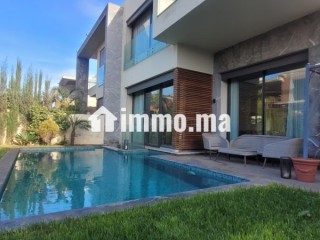 Villa Meublée de Très Haut Standing à Louer - Villa à louer - Bouskoura