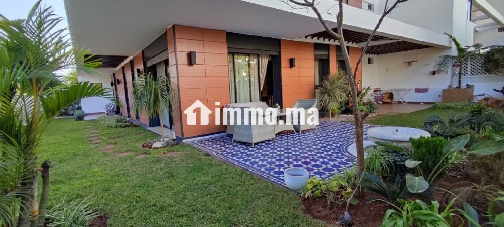 Rez de Jardin vide à louer Orangeraies Souissi - Location Immobilier - Rabat - photo 1