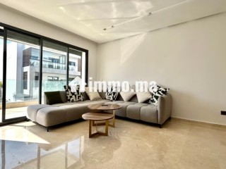 Location d'un appartement à Ain Diab Extension. Surface totale 127 m². TV - Appartement à louer - Casablanca